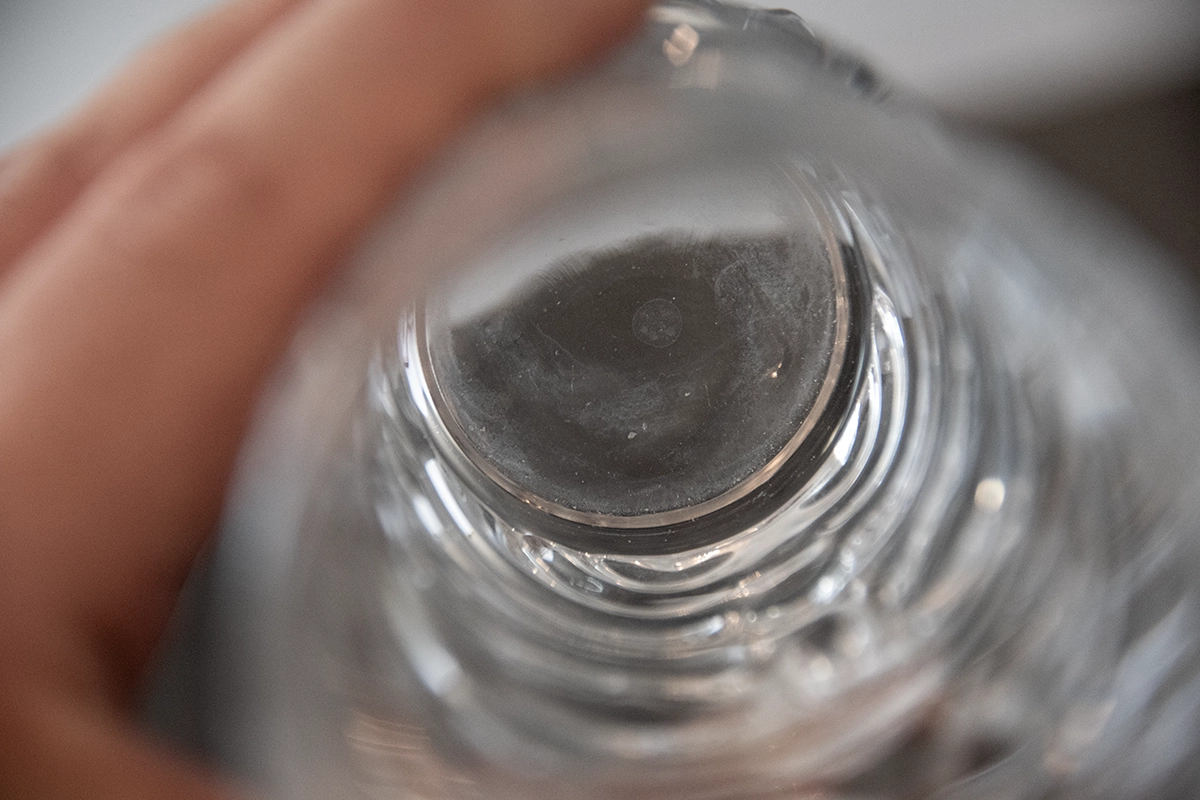 Spuelrueckstaende Glas